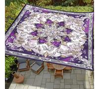 ENEN Voile d'Ombrage Imperméable Carré, Toile Ombrage Exterieur Toile Pergola Protection des Rayons UV, Toile Ombrage pour Plein Air, Jardin & Terrasse (Violet Magnifique,2x2.4m)