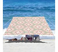 ENEN Voile d'Ombrage Imperméable, Rectangle Ombrage Exterieur Toile Pergola Protection des Rayons UV, Toile Ombrage pour Plein Air, Jardin & Terrasse -Boho Classique (Rouge,2x2m)