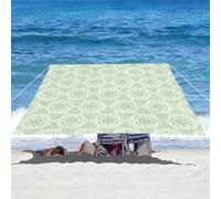 ENEN Voile d'Ombrage Imperméable, Rectangle Ombrage Exterieur Toile Pergola Protection des Rayons UV, Toile Ombrage pour Plein Air, Jardin & Terrasse -Boho Classique (Vert,2x2.4m)