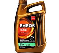 ENEOS HYPER-S 5W-30 - Huile Moteur Engine Oil pour les Marques Peugeot, Citroën, Japonaises, Européennes et Coréennes Entièrement Synthétique avec Additifs Organiques (4 Litres)