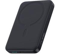 Enerfill Batterie Externe MagSafe 10000mAh 22,5W, USB-C, Charge Sans Fil Magnétique, Compatible iPhone 17/16/15/14/13/12, Noir