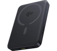 Enerfill Qi2 Certifié Magsafe Power Bank 10000mah, Usb-C Pd 22,5w, Powerbank Magnétique Sans Fil 15w, Mini Powerbank Pour Iphone 17/16/15/14/13/12 Plus, Pro, Pro Max, Noir