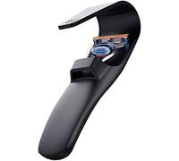 Enerfort Étui de voyage en silicone pour homme Compatible avec les rasoirs Gillette Mach Fusion Proglide Sensor Excel Noir