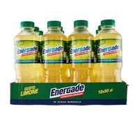 Energade, Boisson régénératrice 12 x 0,5 L, saveur citron, avec sels minéraux, idéale pour l'activité physique, format On-the-Go pour une hydratation post-sport