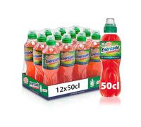 Energade, Boisson réparatrice 12 x 0,5 L, saveur orange rouge, avec sels minéraux, parfaite pour l'activité physique, bouchon push&pull, format sport pour l'hydratation en déplacement