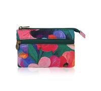 Energather Petite Pochette, Portefeuille Femme Petit Format en Coton avec Fermeture Éclair, Porte Monnaie Femme pour Femmes et Hommes, Portable pour Reçus, Pièces, Monnaie, Carte