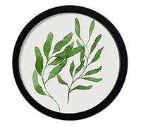 ENERGETIC Cadres de Photo en Bois Rond de 10 Pouces CréAtif DIY Tenture Murale en Bois Porte-Photo DéCoration de (Noir)