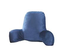 ENERGETIC Lit à Oreiller ArrièRe avec Accoudoir Lit de Lecture Lit ArrièRe Chaise SièGe de Voiture Canapé Reste Coussin de Taille (Bleu Foncé)