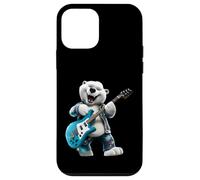Energetic Polar Bear Rocker Jouant de la Guitare électrique Coque pour iPhone 12 Mini