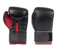 ENERGETICS Boxe PU FT Gants d'entraînement Adulte Unisexe, Black/Grey/Red, 8