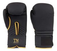 ENERGETICS Boxe PU TN Gants d'entraînement Adulte Unisexe, Black/Gold, 16