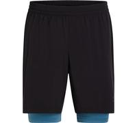 Energetics Crysos 2in1 Shorts pour Homme Black/Blue Petrol S