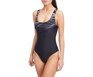 Energetics Femme Pamela Maillot De Bain, Black/White, 44 EU