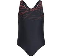 Energetics Fille Pamela Maillot De Bain, Black/Red Light, 128 EU