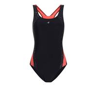 Energetics Nora Maillot de Bain Une pièce pour Femme Black/Red Light/AOP 36