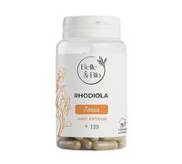 ÉNERGIE & ANTI-FATIGUE - Rhodiola Bio certifiée Ecocert - 120 gélules - Cure 2 mois - Complément Alimentaire BELLE&BIO - Fabriqué en France