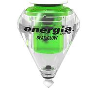 Energie Beat&Glow 89008 Peonza électrique Deluxe avec Double roulement, 3 mélodies et lumière LED de différentes Couleurs