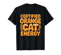 Energie De Chat Roux Chaotique Certifie Identite Drole T-Shirt