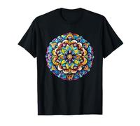 Énergie de méditation Mandala coloré sacré T-Shirt