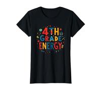 Énergie en 4e année : à l'époque de ma quatrième année, Le Plaisir Scolaire T-Shirt, Femme, Noir, M