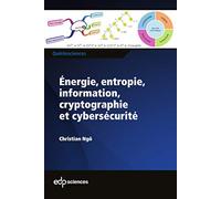 Énergie, entropie, information, cryptographie et cybersécurité
