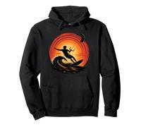 Énergie éolienne Infinie et océan Kitesurf Coucher de Soleil Sweat à Capuche