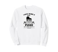 Énergie étoile de Piano avec Une Ambiance réticente Sweatshirt