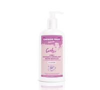 ENERGIE FR - Masque Soin Nourrissant Coco & Beurre de Karité Bio pour Cheveux Bouclés et Frisés, Flacon 300ml - Lot De 3