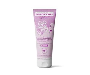 ENERGIE FRUIT CocoCurl Gelée Coiffante Définition Boucles 98% Naturel 200ML | 0% silicone, Sans effet carton ni résidus blancs, Hydrate sans alourdir, Anti-frisottis, pour cheveux ondulés à frisés