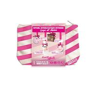 ENERGIE FRUIT | Coffret Rituel Hydratation, 4 Soins Corps et Cheveux Formats Minis, Déodorant crème Framboise, Masque Monoï, Baume Multiusage Fleur de Cerisier, Exfoliant Solide Corps