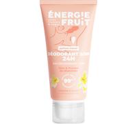 ENERGIE FRUIT Déocrème - Déodorant Soin Efficacité 24h - Applicateur Douceur Pratique, Parfum Monoï - Texture Crème, 99% Naturel, Sans Alcool - Tous Types de Peaux - Fabriqué en France - 50ml