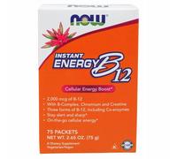 Instantané Énergie B-12 75 / Boîte 2000 Mcg Par NOW Foods