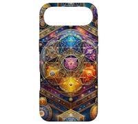 Énergie Kundalini avec la géométrie sacrée de la Terre du Cube de métatron Coque pour iPhone Air