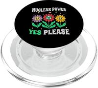 Énergie nu ire Oui s'il Vous plaît Fleurs souriantes énergie Propre PopSockets PopGrip pour MagSafe