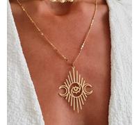 Energie rayonnante - collier or