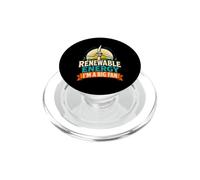 Énergie renouvelable Big Fan Clean Wind Power Humour PopSockets PopGrip pour MagSafe