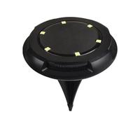 Énergie Solaire Lumière Colorée Jardin Extérieur Souterraine De Pont Projecteur Enterré Du Soleil Lampe À LED Décor éClairage Lumineux Et éConome En éNergie(White and blue)