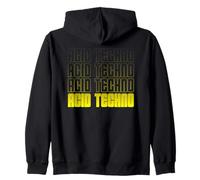 Énergie Techno Acide | Underground Rave Vibes Sweat à Capuche