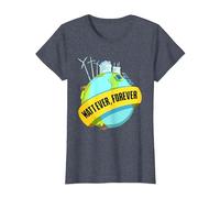 Énergies Renouvelables T-Shirt, Femme, Bleu Chiné, M