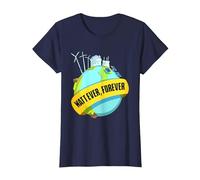 Énergies Renouvelables T-Shirt, Femme, Bleu Marine, XS