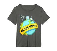 Énergies Renouvelables T-Shirt, Femme Grandes Tailles, Asphalte, 2X