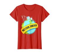 Énergies Renouvelables T-Shirt, Femme, Rouge, L