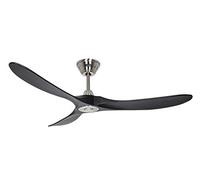 Energiespar Eco Genuino Ventilateur de plafond Chrome Noir