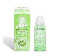 Energiqa Soins Visage by ENERGIE FRUIT - Sérum Purifiant Niacinamide Zinc - Anti-Rougeurs, Points Noirs, Pores Dilatés - 99% Naturel - Peaux Grasses à Imperfections - Roll On 30 ml