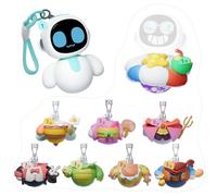 Energize Lab Eiliko Aquamarine + Mystery Swappable Themed Bodies - Votre Petit Robot à Breloques IA Qui s'adapte à Toutes Les Tenues, Jouets électroniques Amusants pour Les Couples et Les Meilleurs