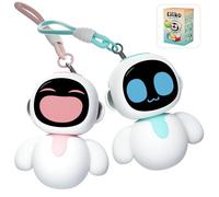 ENERGIZE LAB Set Eiliko Lover - Robot Eilik portable avec IA, jouets électroniques amusants à suspendre, cadeaux pour couples et meilleurs amis.