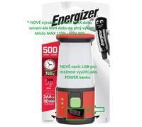 Energizer 360 Lampe de camping 500lm + USB 3xAA ou 3xD