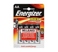 pile alcaline energizer max - lr6 - 1.5 volts - blister de 4 piles