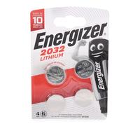 4 Piles CR2032 Energizer Bouton Lithium 3V