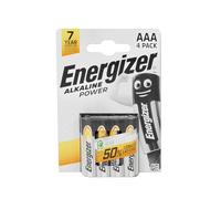 Energizer Piles Alcaline Power AAA / LR03 1,5 V - Lot de 4